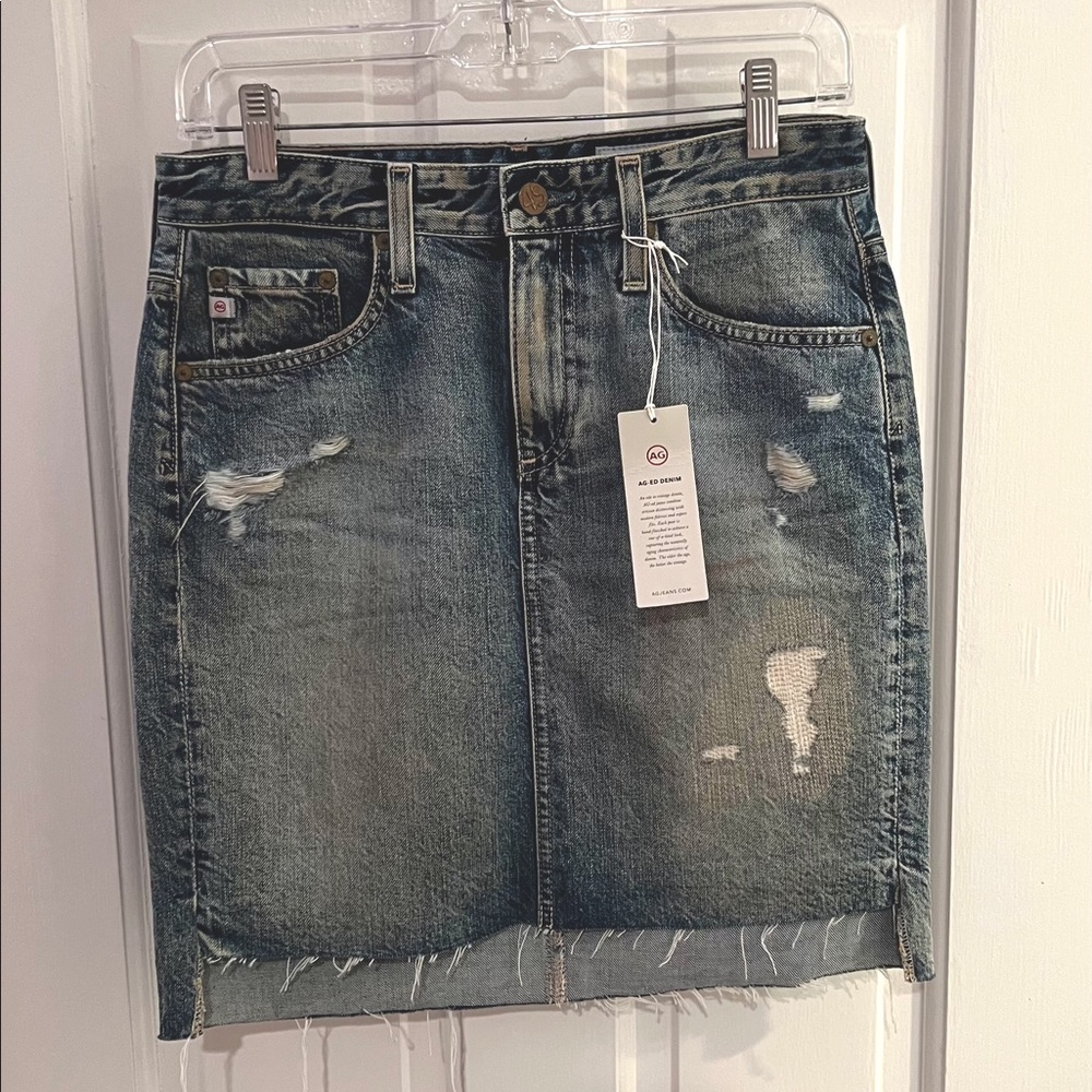 NWT AG Jeans “The Erin” Pencil Denim Skirt